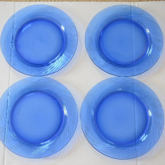 Vtg Pyrex Fiesta Cobalt  Plates - Picture 6 of 8